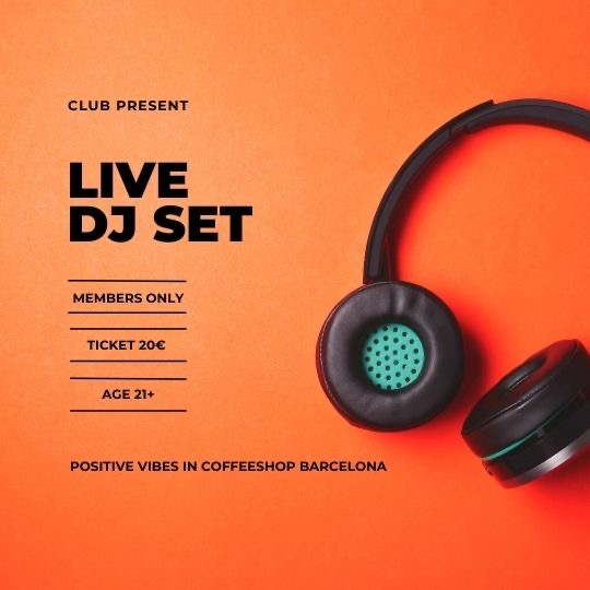 Poster of Live DJ set in Circulo BCN